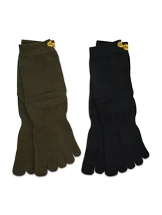 Blend Vibram Fivefingers Zestaw 2 par wysokich skarpet unisex Wool Crew S15C12P Czarny - Skarpetki męskie - miniaturka - grafika 1