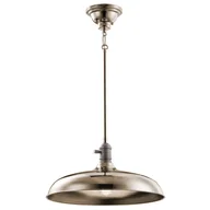 Lampy sufitowe - Elstead Lighting Plafon LAMPA sufitowa KL/COBSON/P PN KICHLER industrialna OPRAWA metalowa retro nikiel polerowany - miniaturka - grafika 1