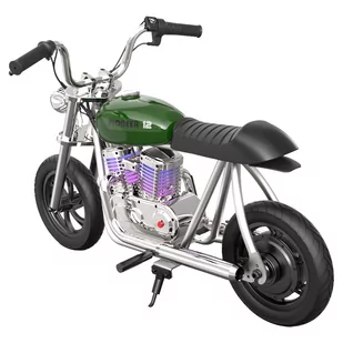 Elektryczny motocykl dla dzieci HYPER GOGO Pioneer 12 Plus z aplikacją, 5.2Ah 160W z oponami 12'x3', zasięg 12KM - zielony - Motocykle - miniaturka - grafika 3