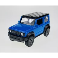 Samochody i pojazdy dla dzieci - WELLY SUZUKI JIMNY NIEBIESKI 1:34 NOWY METALOWY MODEL SAMOCHÓD - miniaturka - grafika 1