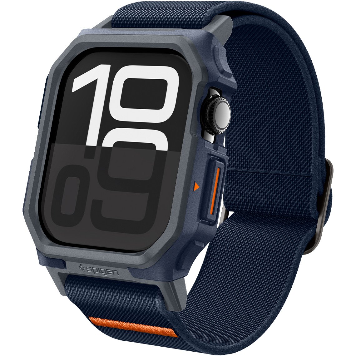 Spigen Etui z paskiem Lite Fit Pro do Apple Watch 10 46 mm, granatowe