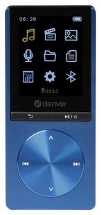 Denver MP-1820 - odtwarzacz MP4 z Bluetooth, niebieski - Odtwarzacze MP3 - miniaturka - grafika 1