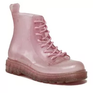 Buty dla dziewczynek - Trzewiki Melissa Mini Melissa Coturno Inf 33928 Glitter Pink AO304 - miniaturka - grafika 1