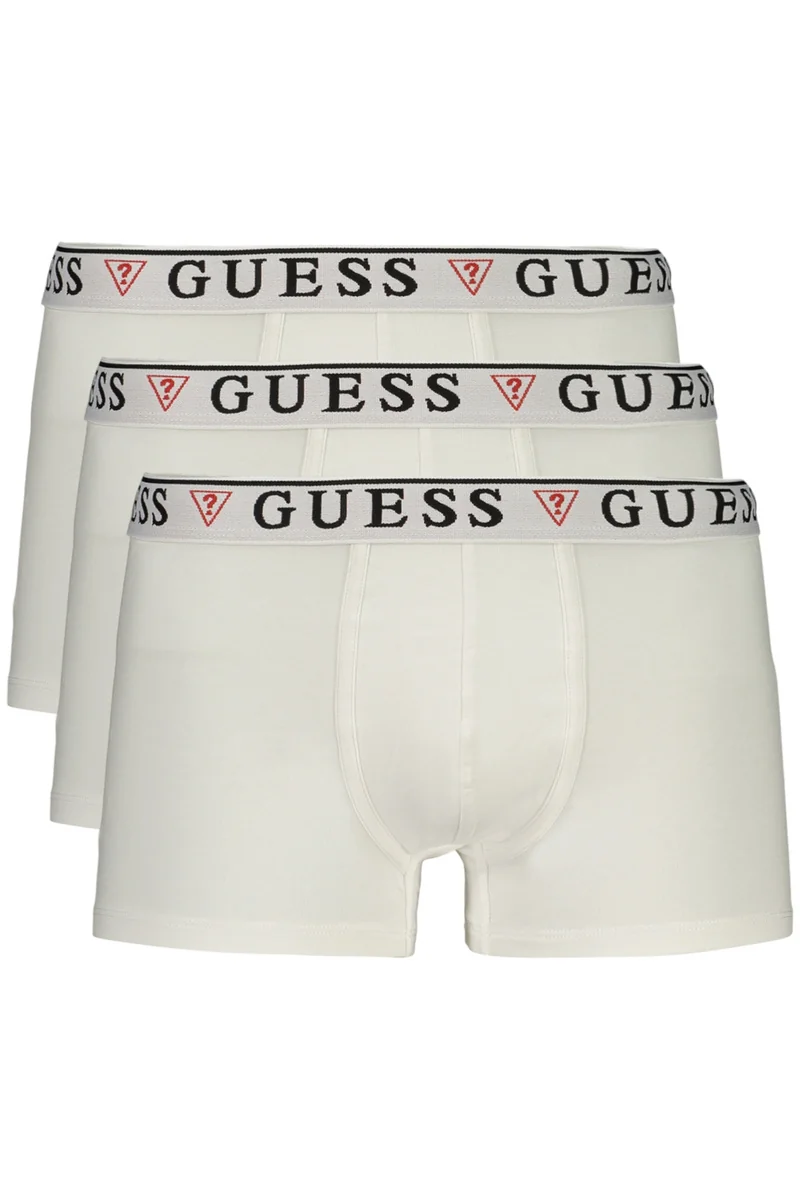 Białe bokserki męskie Guess Jeans U97G01KCD31 M