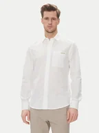 Koszule męskie - Calvin Klein Jeans Koszula J30J327295 Biały Regular Fit - miniaturka - grafika 1