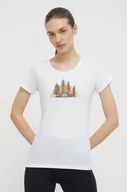 Koszulki sportowe damskie - Columbia t-shirt Daisy Days damski kolor biały 1934592 - miniaturka - grafika 1