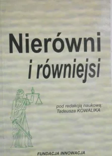 Nierówni i równiejsi - Ekonomia - miniaturka - grafika 1