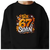 Bluzy dla dziewczynek - BLUZA DZIECIĘCA 67 SIX SEVEN VIRAL DLA CHŁOPCA DZIEWCZYNKI 146-152 - miniaturka - grafika 1