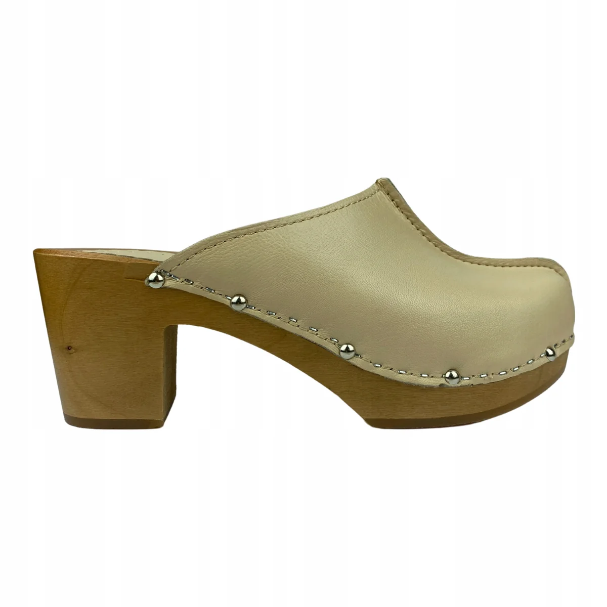 Drewniaki Fiora Beżowe - 37, 37
