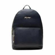 Plecaki - Tommy Hilfiger, Women's backpack Aw0Aw11330 DW5 Niebieski, female, - miniaturka - grafika 1