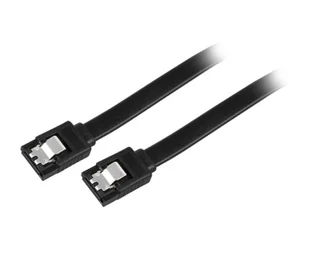 Silver Monkey Kabel SATA III, prosty, 0,3m czarny - Kable komputerowe i do monitorów - miniaturka - grafika 1
