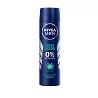 Dezodoranty i antyperspiranty dla kobiet - Nivea Dezodorant FRESH OCEAN spray męski 150ml 0180052 - miniaturka - grafika 1