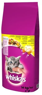 WHISKAS Junior 2x14 kg - sucha karma dla dla kociąt, z pysznym kurczakiem - Sucha karma dla kotów - miniaturka - grafika 2
