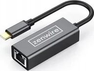 Karty sieciowe - Karta sieciowa Zenwire Karta Sieciowa 1000 Mbps HUB USB-C 3.1 Fast Ethernet Przejściówka Adapter Zenwire YG-2121 - miniaturka - grafika 1