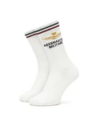 Skarpetki męskie - Aeronautica Militare Skarpety Wysokie Męskie 252CZ0012UL00499 Biały - miniaturka - grafika 1