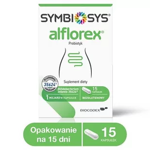 Biocodex Alflorex x 15 kaps - Układ pokarmowy - miniaturka - grafika 1