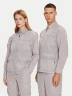 Koszule męskie - Rains Koszula Kano Overshirt 19220 Szary Regular Fit - miniaturka - grafika 1