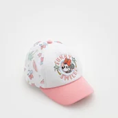 Czapki dla dzieci - Reserved - Czapka z daszkiem Minnie Mouse - biały - miniaturka - grafika 1