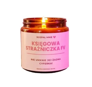 Świeczka sojowa Księgowa Strazniczka FV - Świece - miniaturka - grafika 1