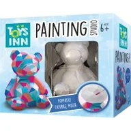 Zabawki kreatywne - Painting studio figurka gipsowa Miś STnux - miniaturka - grafika 1