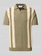 Koszulki męskie - Koszulka polo z dekoltem w serek model ‘MATTIS’ - miniaturka - grafika 1