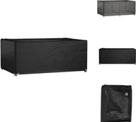 Pokrowce na meble ogrodowe - vidaXL Pokrowiec na meble ogrodowe 8 oczek 180x122x75 cm prostokątny - Pokrowce ochronne na meble ogrodowe - miniaturka - grafika 1