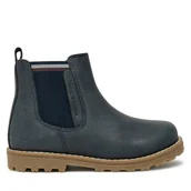 Buty dla chłopców - Trzewiki Tommy Hilfiger T1X5-33700-0124 M Granatowy - miniaturka - grafika 1