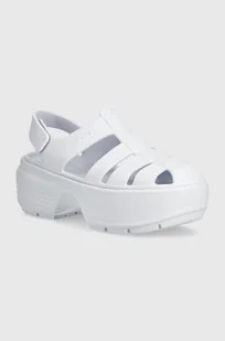 Crocs sandały Stomp Fisherman Sandal damskie kolor niebieski na platformie 209938 - Sandały damskie - miniaturka - grafika 1