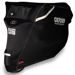Oxford OXFORD ProTex Premium Stretch-nosefitting na zewnątrz-motocykl okładka, xl, czarny CV163 - Akcesoria do elektronarzędzi - miniaturka - grafika 1