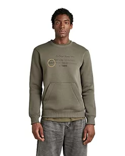 G-STAR RAW Męska bluza Graphic Pocket, szary (Gs Grey A971-1260), XS - Bluzy męskie - miniaturka - grafika 1