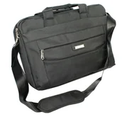 Torby na laptopy - Praktyczna Czarna Torba Na Laptop i Dokumenty Sackar 9870 40x30x8 - miniaturka - grafika 1