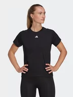 Koszulki sportowe damskie - adidas Koszulka sportowa w kolorze czarnym - miniaturka - grafika 1