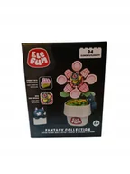 Klocki - Elefun Fantasy Collection Kwiatek w doniczce różowy Klocki 94el. - miniaturka - grafika 1