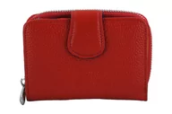 Portfele - Portfel skórzany młodzieżowy - kolorowy - Czerwony - miniaturka - grafika 1