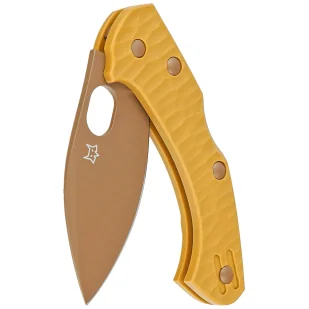 Nóż składany Fox Zero 2.0 Desert Warrior Coyote Tan FRN, Coyote Top Shield Becut by Jens Ansø (FX-311 CT) - Noże - miniaturka - grafika 6