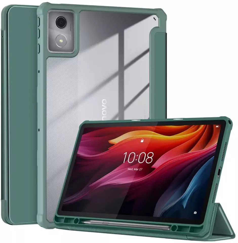 Etui na tablet 4kom.pl Etui z podstawką klapką Clear Pencil do Lenovo Tab K11 Plus 11.45