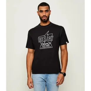 Replay T-shirt Regular Fit - Koszulki męskie - miniaturka - grafika 1