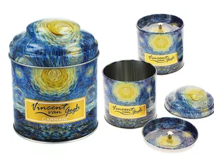 Puszka - V. van Gogh, Gwiaździsta Noc (CARMANI) - Serwisy do kawy i herbaty - miniaturka - grafika 1
