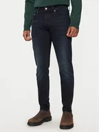 Spodnie męskie - Hechter Paris Jeansy 26010 142363 Granatowy Slim Fit - miniaturka - grafika 1