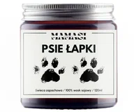 Świece - Świeczka Sojowa Psie Łapki Urodziny, Prezent, Upominek, Zapachowa 120Ml - miniaturka - grafika 1