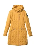 Kurtki damskie - Kurtka damska Desigual Mostaza parka pikowana-M - miniaturka - grafika 1
