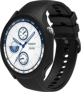 INF Etui ochronne do Oppo Watch X Czarny - Smartband - miniaturka - grafika 1
