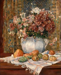 Galeria Plakatu, Plakat, Still Life With Flowers And Prickly Pears, Auguste Renoir, 40x60 cm - Plakaty - miniaturka - grafika 1