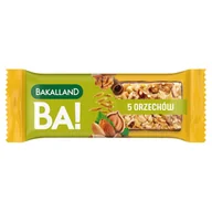 Batoniki - Bakalland BA! BATON ZBOŻOWY 5 ORZECHÓW 40G zakupy dla domu i biura! 25706 - miniaturka - grafika 1