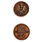Gry planszowe - Cesarska Miedziana Metalowa Moneta 1 szt - miniaturka - grafika 1
