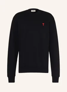 Ami Paris Bluza Nierozpinana schwarz - Moda i Uroda OUTLET - miniaturka - grafika 1