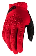 Rękawiczki rowerowe - 100%, Rękawiczki kolarskie, Geomatic Glove red, czerwony, rozmiar M - miniaturka - grafika 1