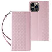 Etui i futerały do telefonów - Etui Strap Braders Case do iPhone 12 Pro Max różowy - miniaturka - grafika 1
