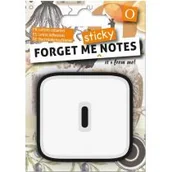 Zakładki do książek - IF Forget me sticky notes kart samoprzylepne litera O - miniaturka - grafika 1