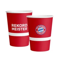 Balony i akcesoria - Kubeczki papierowe FC Bayern Monachium 500 ml, 6 szt. - miniaturka - grafika 1